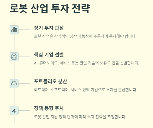 로봇 관련주 대장주: 산업분석 및 투자 전략