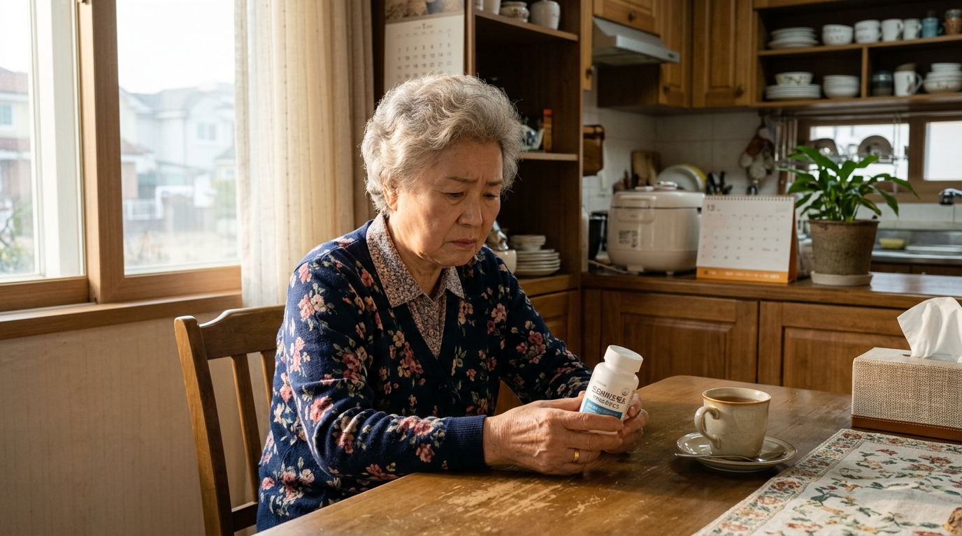 유산균 복용 전 확인이 필요한 노인 여성