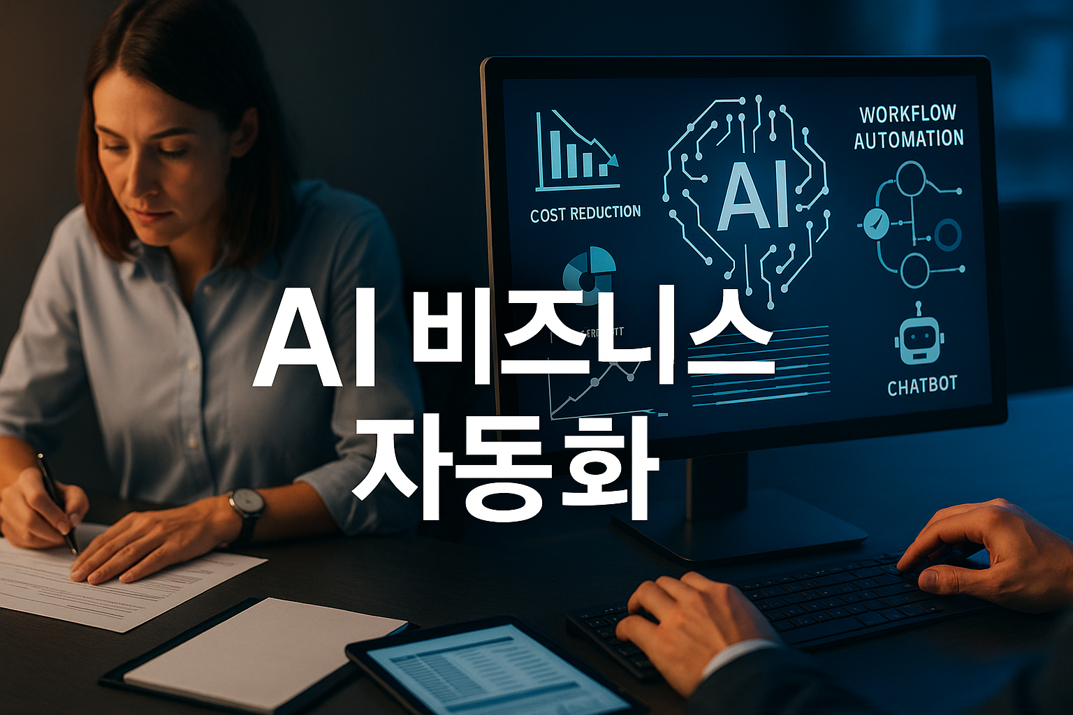 AI 활용한 비즈니스 자동화 (프로세스,비용절감,도입사례)