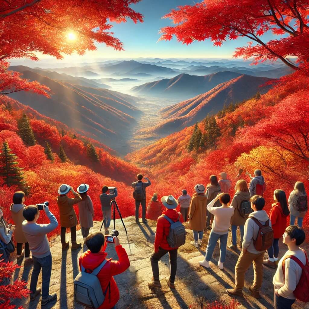 단풍산-즐기는-사람들