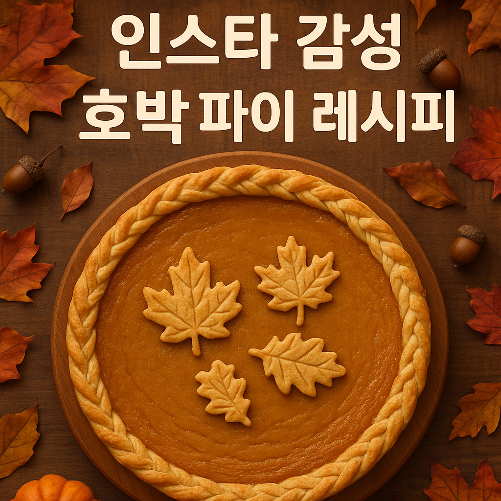 호박 파이 레시피