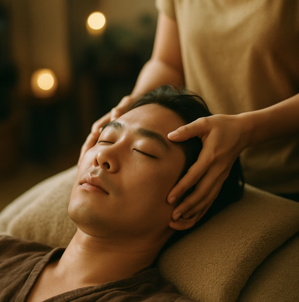 머리부터 발끝까지 퍼지는 편안함