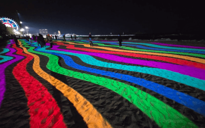 빛의바다-미디어아트