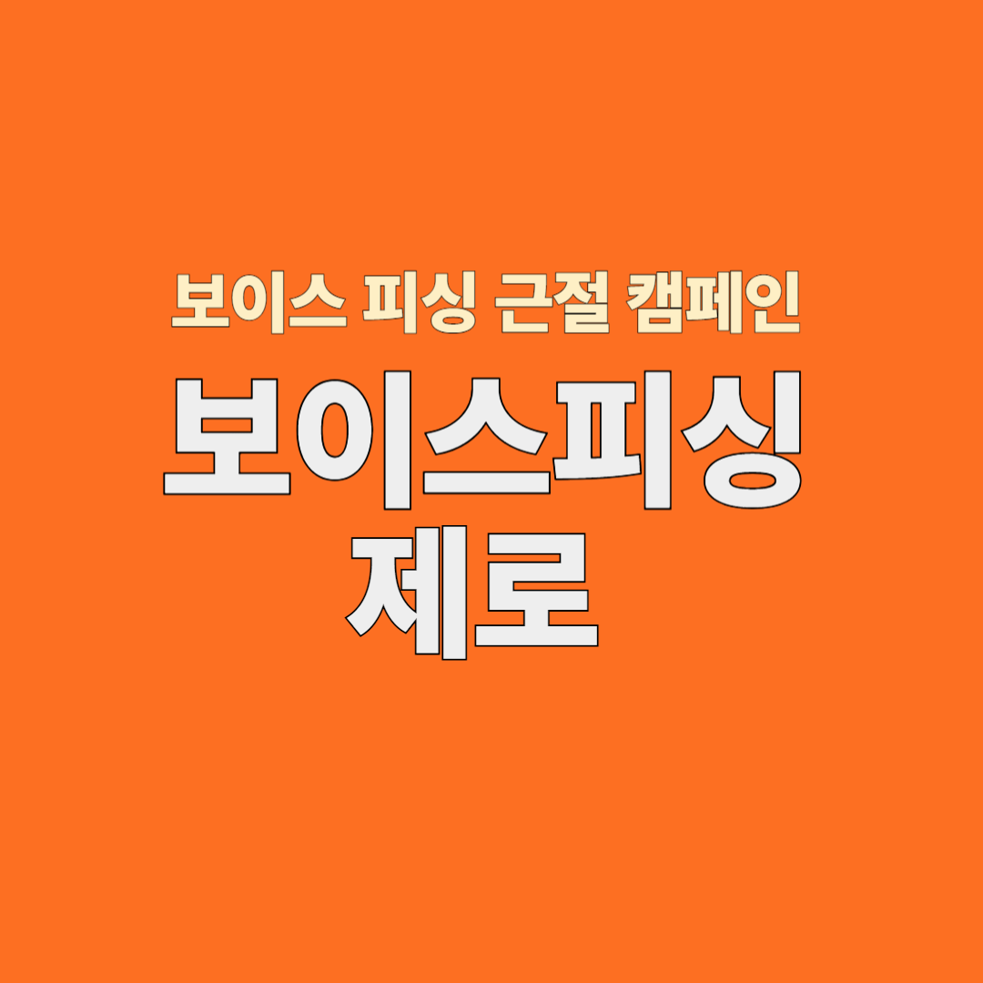 보이스피싱 제로 설명