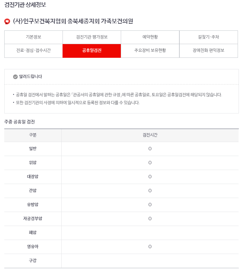2024 국가무료건강검진 대상 병원