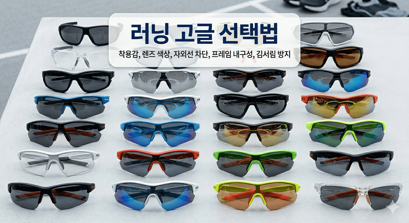 러닝 고글 선택법, 추천