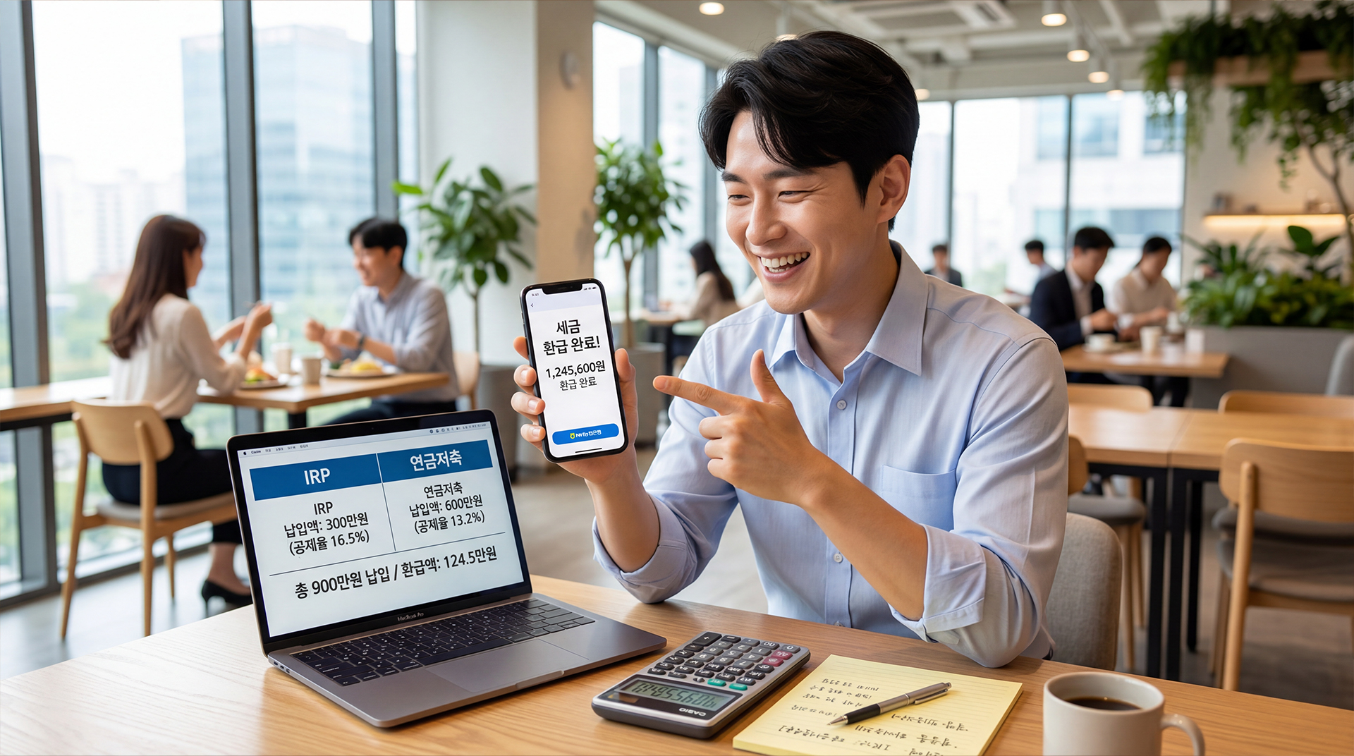 IRA IRP 연금저축 세액공제 한도와 최대 환급액 비교표