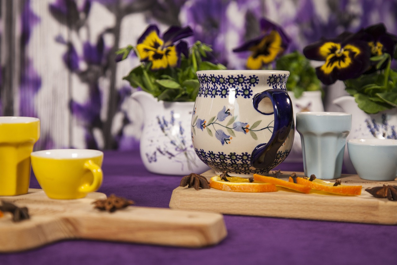 라벤다와 티의 만남