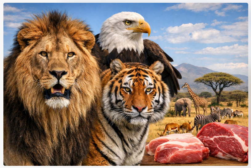육식동물 먹지않는 이유
