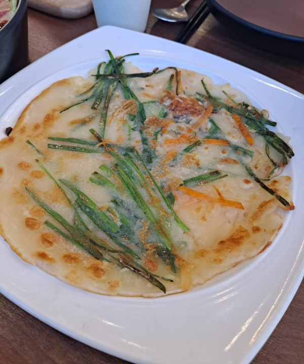 노릇한 부침개 완성되다