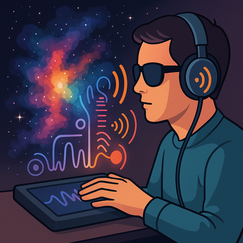 시각장애인도 우주의 색을 ‘느끼게’ 할 수 있을까?