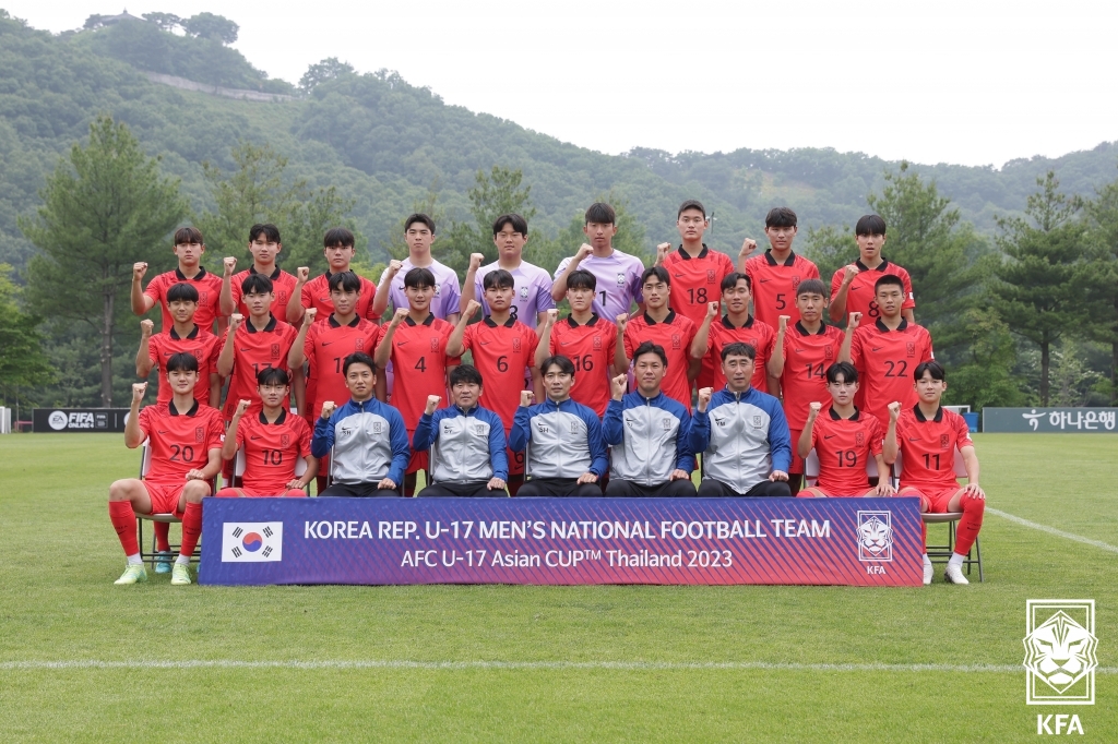 대한민국 U17 축구 국가대표 선수단