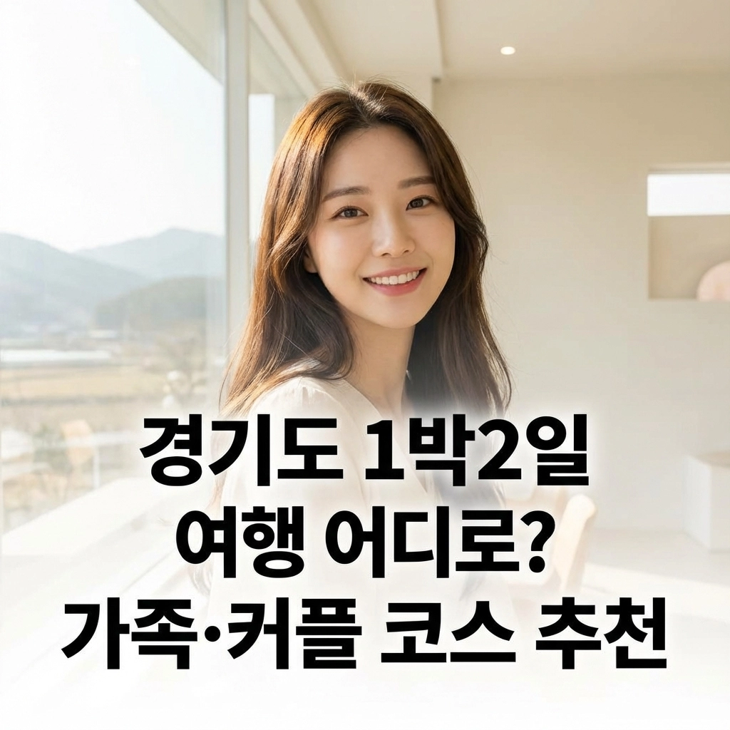 경기도 1박2일 여행 어디로 가족·커플 코스 추천