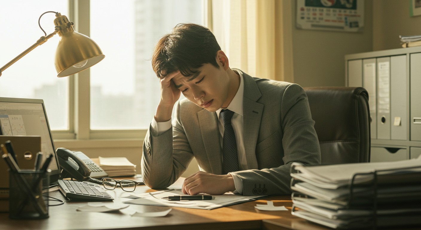 업무로 인한 스트레스