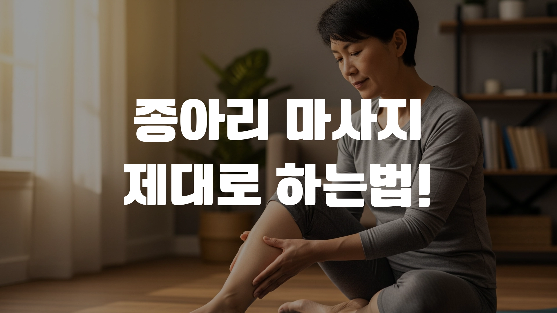 종아리 마사지 제대로 하는법은? 포스팅 섬네일