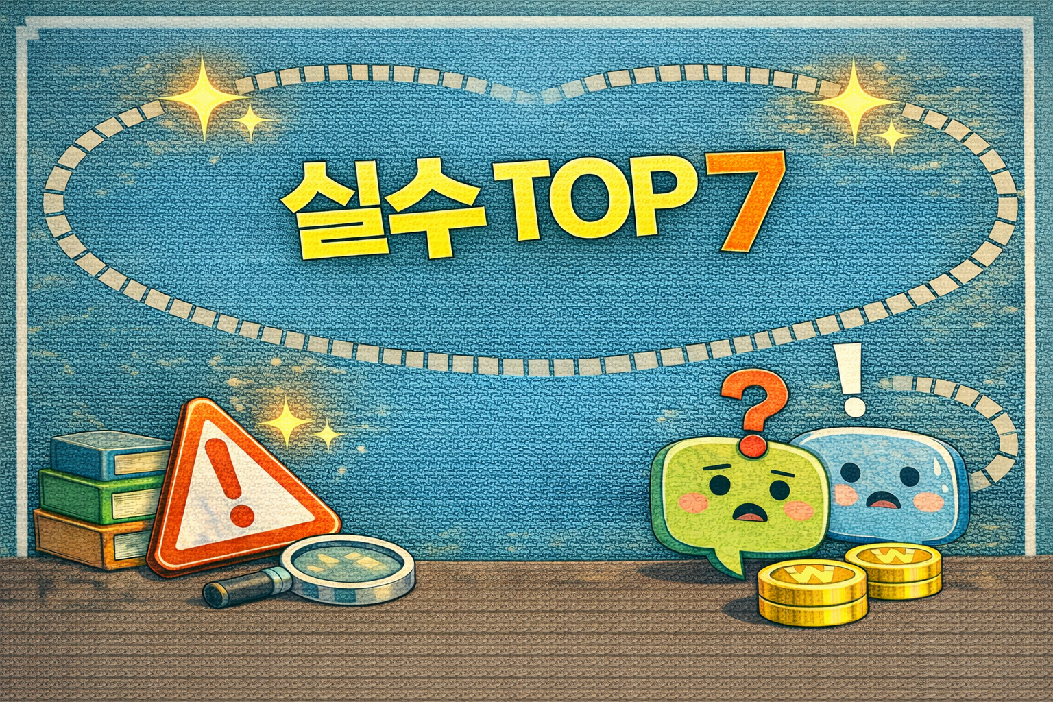 실수 TOP 7