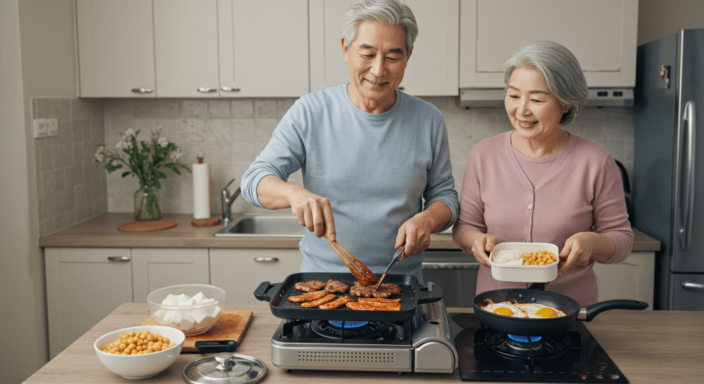 고단백 도시락 반찬 구성법