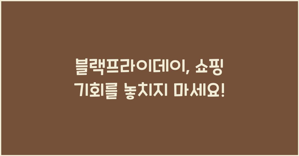 블랙프라이데이