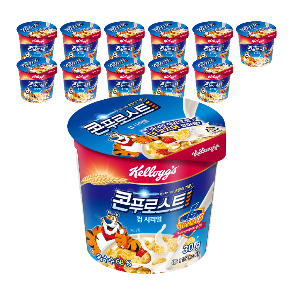 켈로그 콘프로스트 30g, 660g, 아몬드 푸레이크 세트 최적가