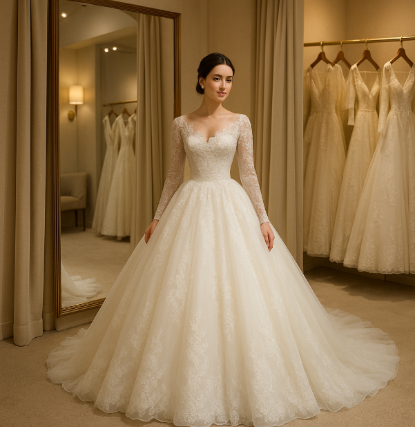 벨라인 웨딩드레스