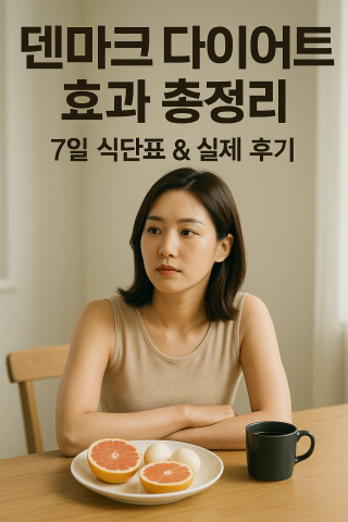 덴마크 다이어트 효과 총정리 썸네일