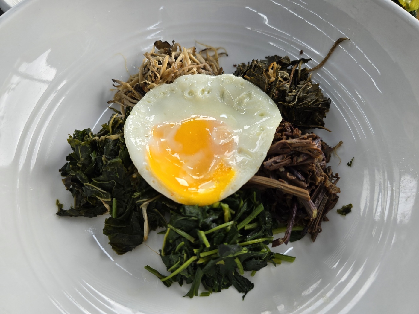 각종나물이 예쁜 산채비빔밥