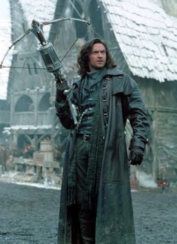 반헬싱 주인공이 석궁을 들고 서있는 모습