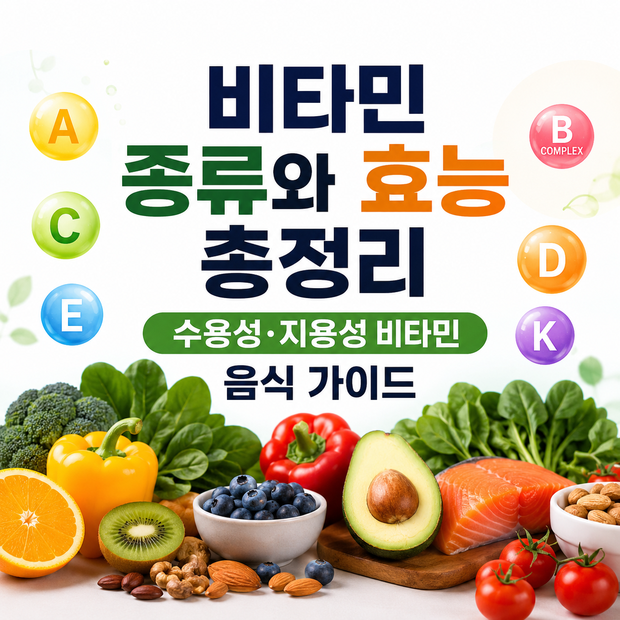 비타민 종류와 효능