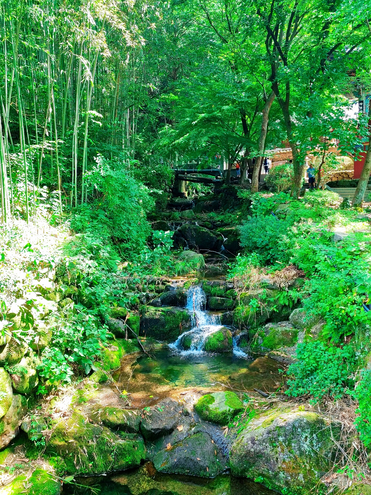 경남 하동 쌍계사: 맑은 계곡이 흐르는 지리산의 절