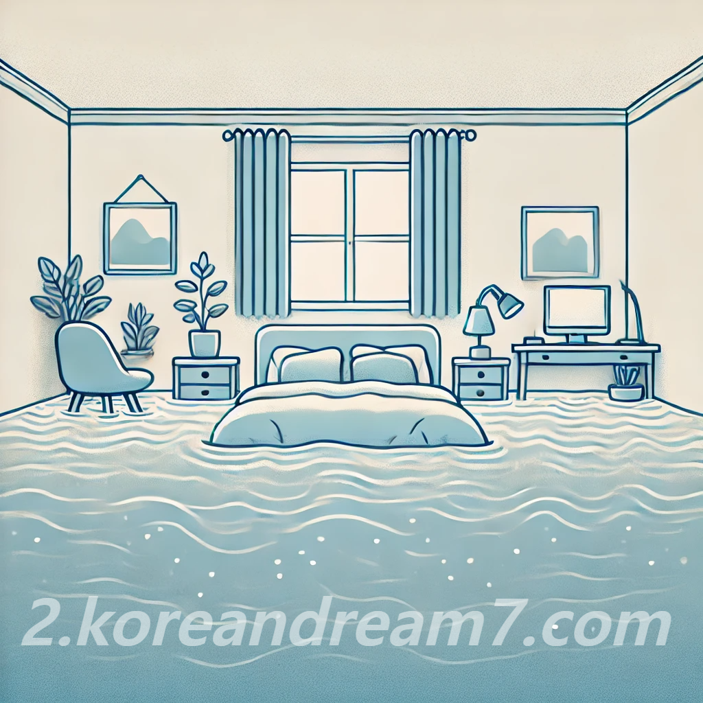 방에 물이 차는 꿈