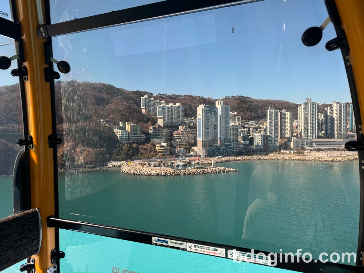 부산 송도 케이블카 전경