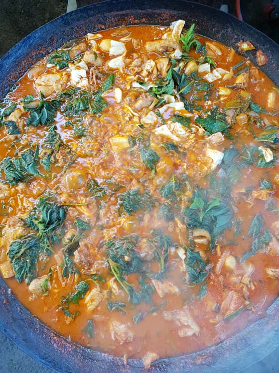 매일아침 솥뚜껑닭볶음탕