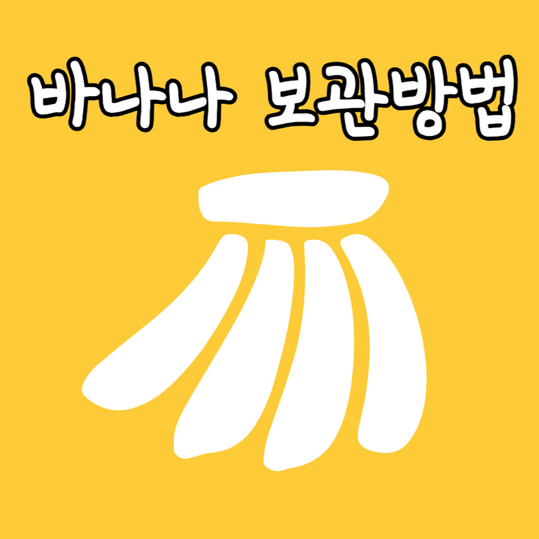 바나나 보관방법 실온 냉장 냉동보관