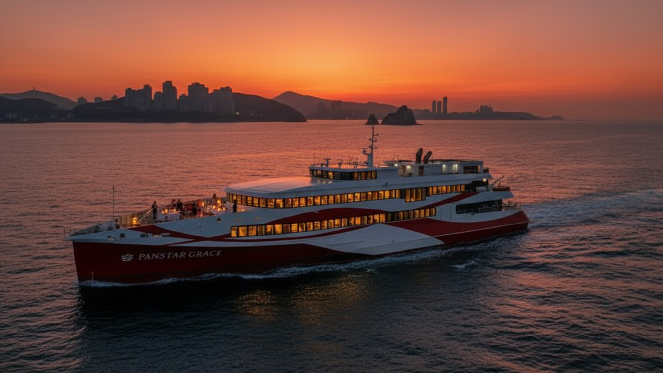 국내 최대급 연안 유람선 &lsquo;그레이스호&rsquo;