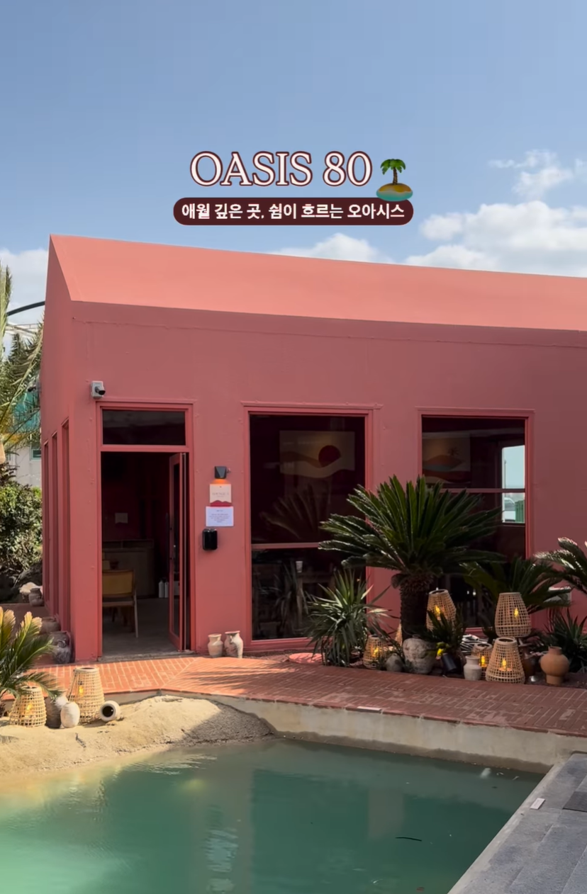 이동건 카페 오아시스80 애월카페거리