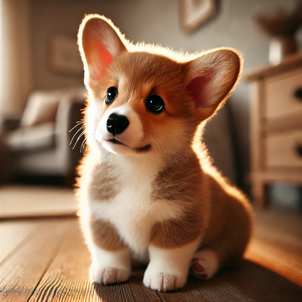 새끼 웰시코기 사진