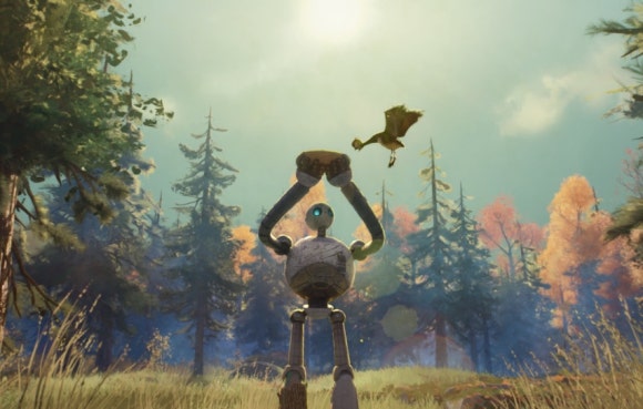 영화 와일드 로봇 관람평 및 평점 더빙