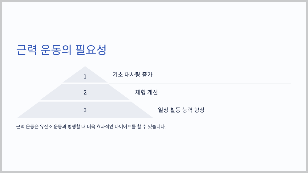 다이어트 운동 효과적인 방법