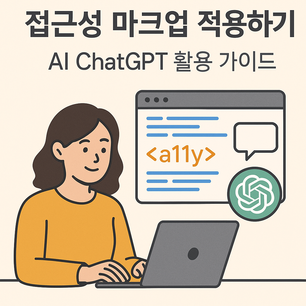 AI ChatGPT로 접근성 마크업 적용하기