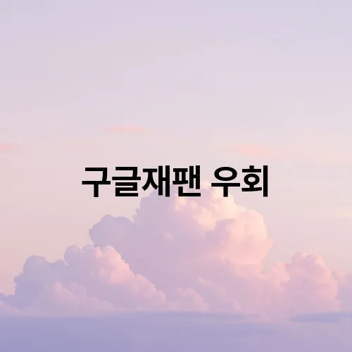구글재팬 우회