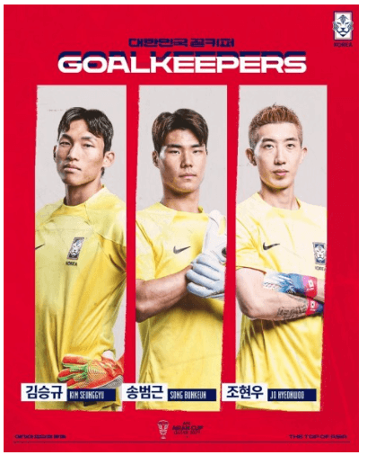 2023 아시안컵 축구 국가대표팀 명단 조별예선 중계일정