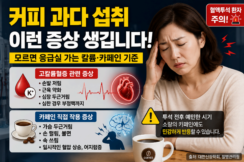 커피 과다섭취 이런 증상 생깁니다.이미지사진