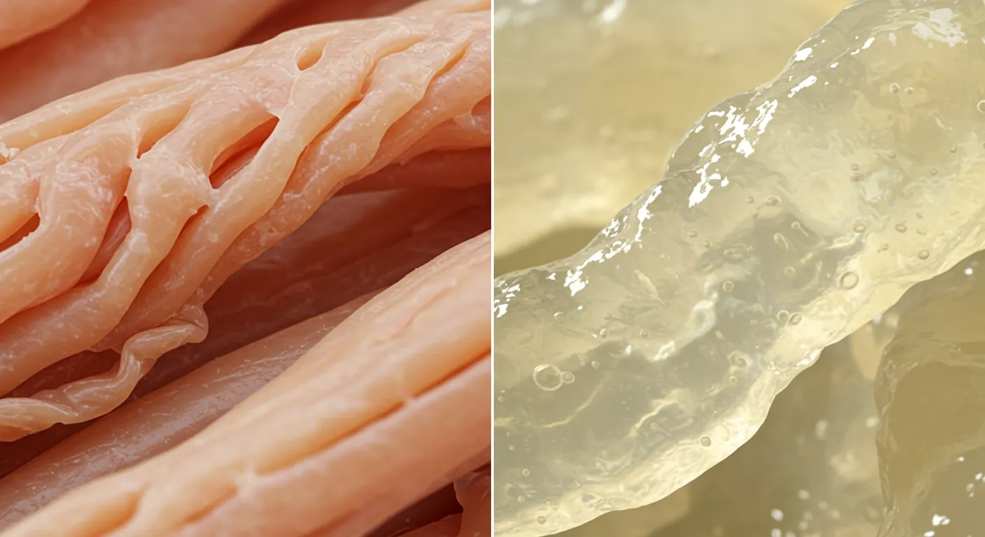 콜라겐 비교 이미지