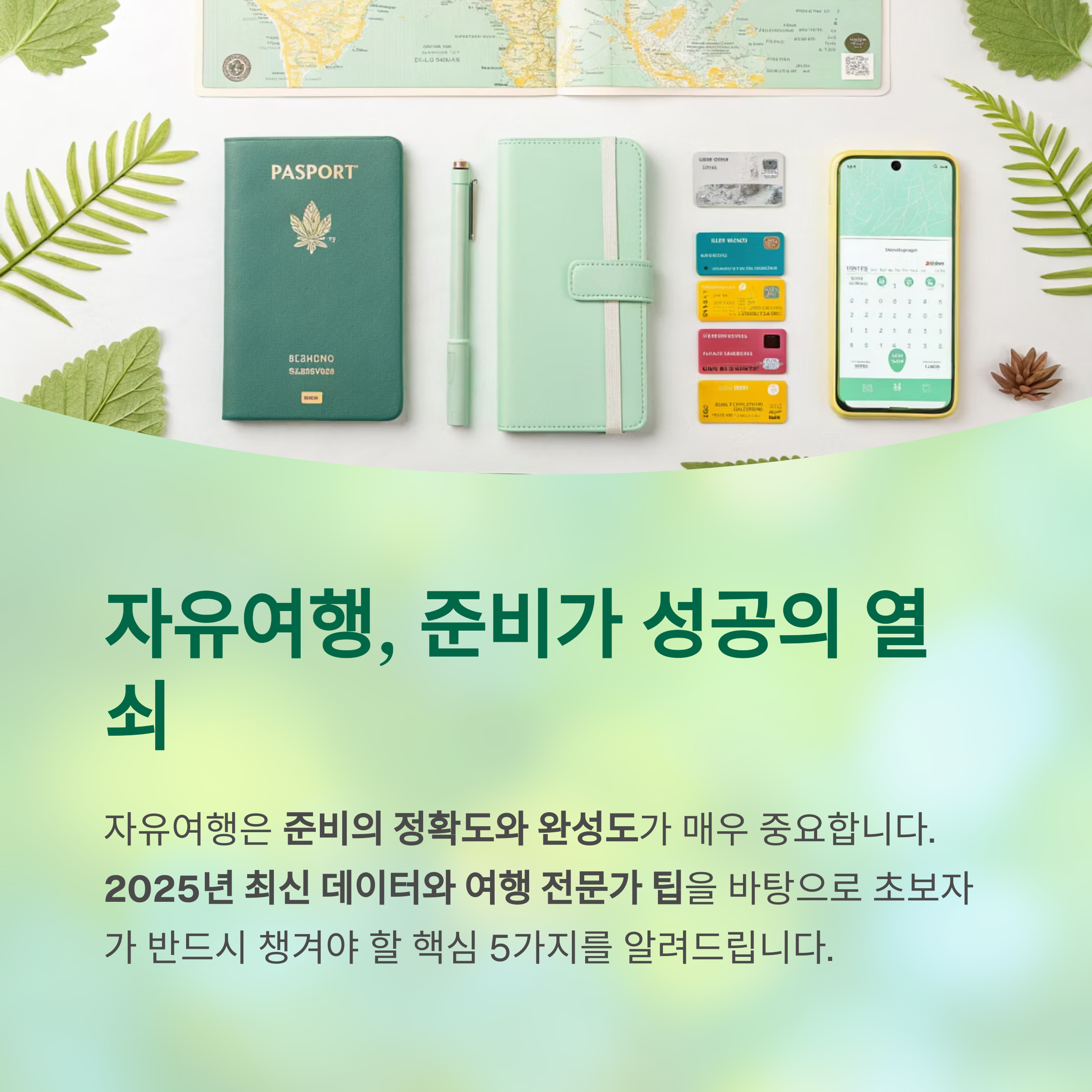 자유여행, 준비가 성공의 열쇠