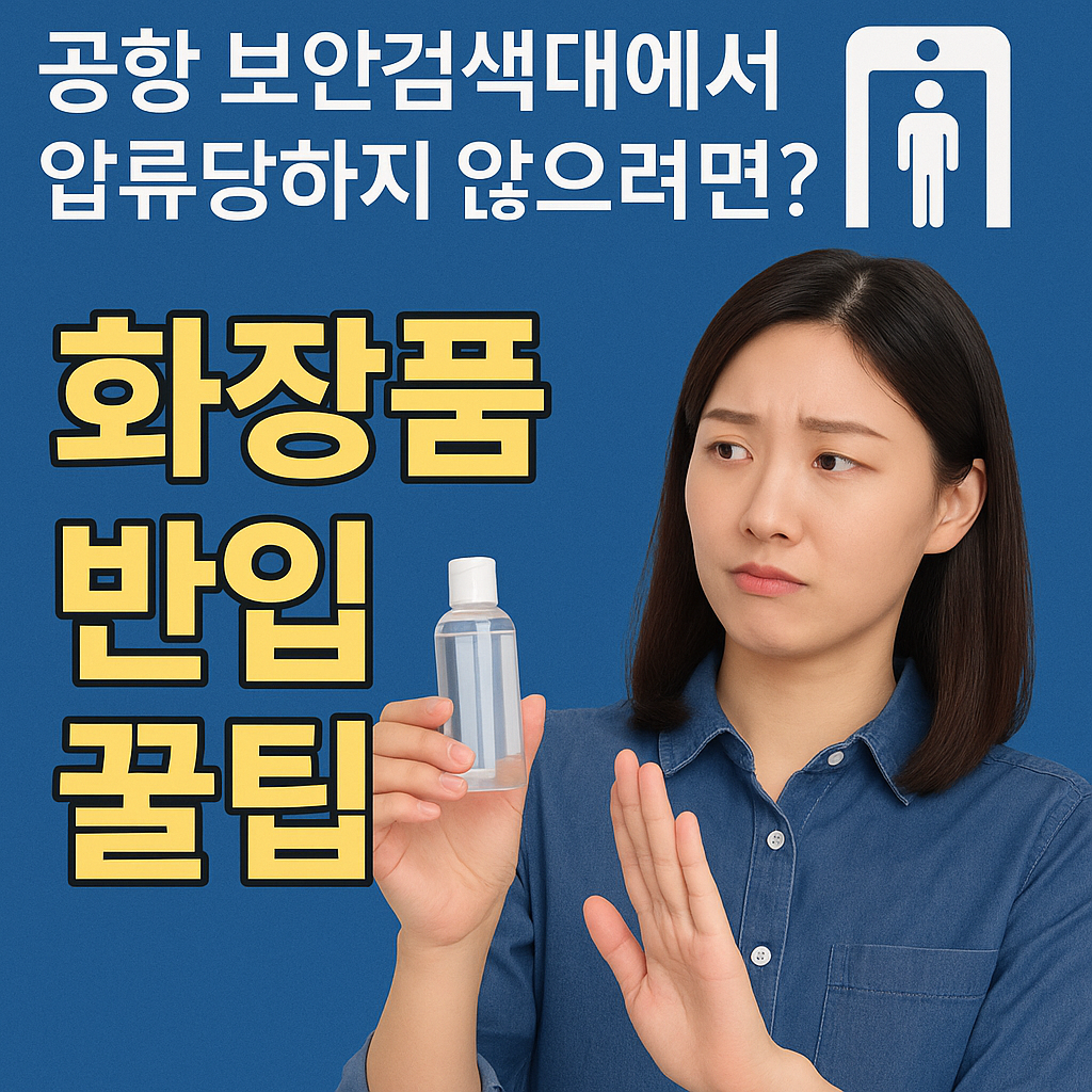 화장품 반입