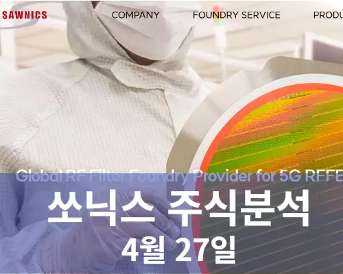 쏘닉스 주가분석 전망 투자전략 꿈툴대는주가흐름 240427