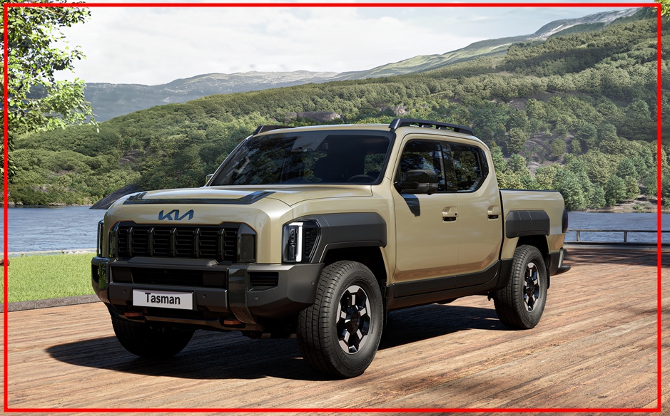 픽업트록이 서 있는 모습