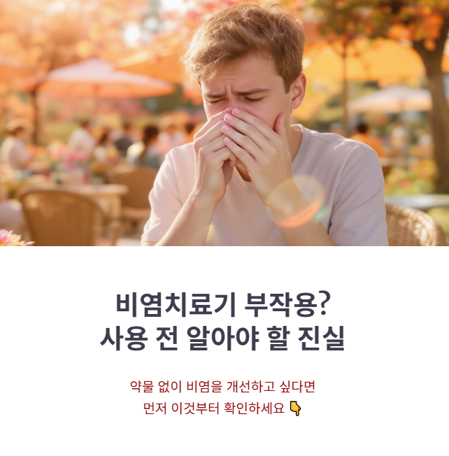 비염치료기 부작용? 사용 전 반드시 알아야 할 사용법과 주의사항