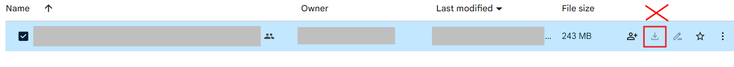 구글 드라이브 읽기전용 동영상 다운로드 방법