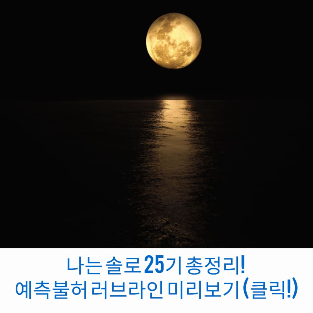 나는-솔로-25기-총정리-예측불허-러브라인-미리보기-클릭-썸네일